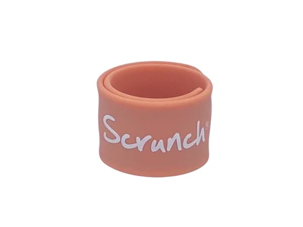 Scrunch-wristband - koral