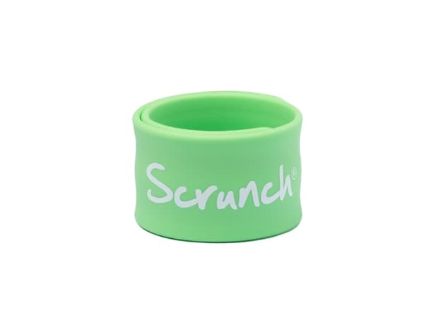 Scrunch-ranneke - vaaleanvihreä
