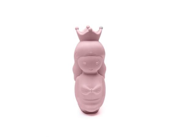 Scrunch-memaid - støvet rosa