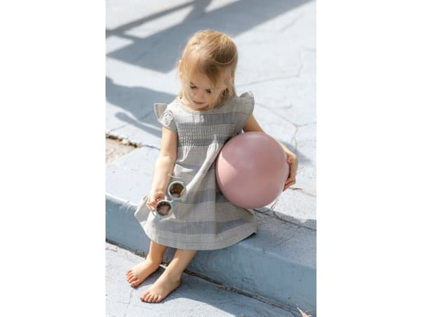 Scrunch-boll - dammig rosa