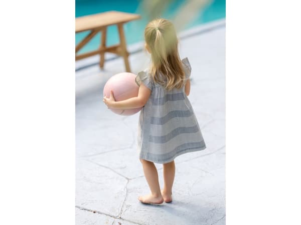 Scrunch-boll - dammig rosa
