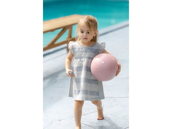 Scrunch-boll - dammig rosa