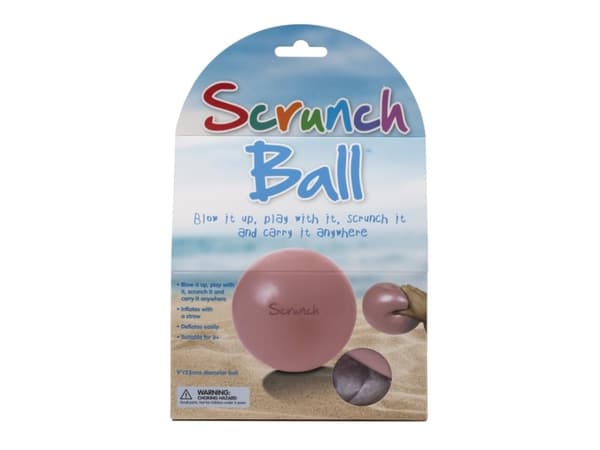 Scrunch-boll - dammig rosa