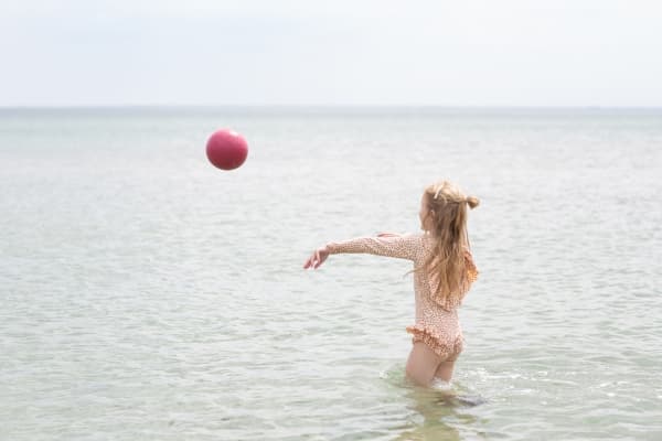 Scrunch-ball - kirsebærrød