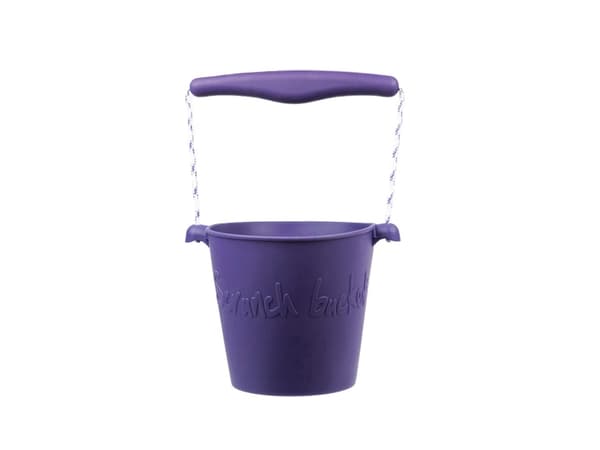 Scrunch-bucket - mørkelilla