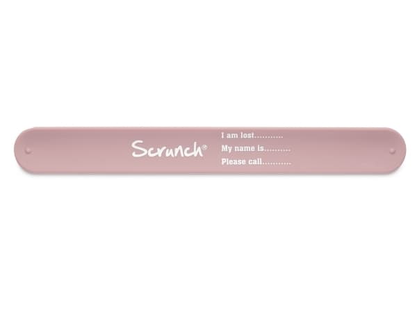 Scrunch-wristband - støvet rosa