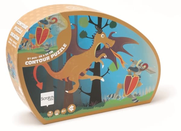 Scratch - Puzzle 61pcs: Contour puzzle/dragon( 466181132 )