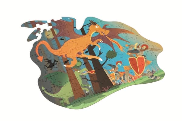 Scratch - Puzzle 61pcs: Contour puzzle/dragon( 466181132 )