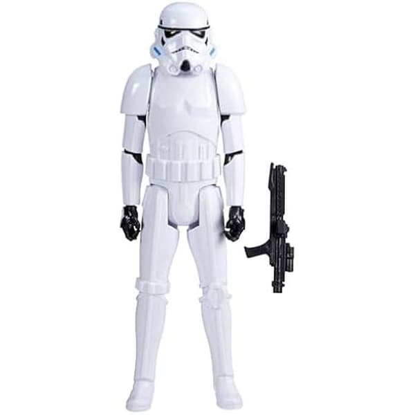 Figur - STAR WARS - Stormtrooper - 30 cm - Inkluderar blaster - 5 rörliga delar