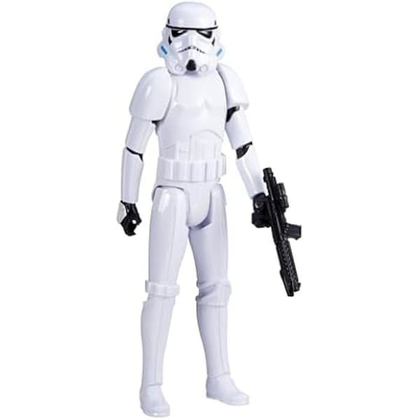 Figur - STAR WARS - Stormtrooper - 30 cm - Inkluderar blaster - 5 rörliga delar