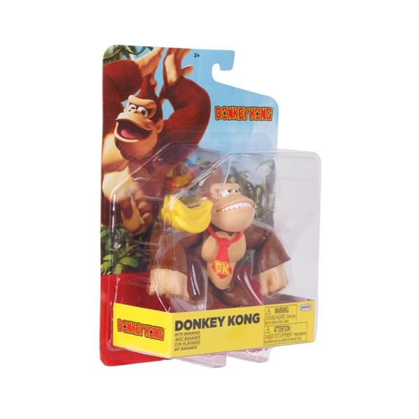 JAKKS Pacific Donkey Kong 4 tommer figur Donkey Kong med bananer