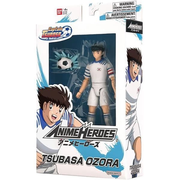 BANDAI - Anime Heroes - Kapten Tsubasa - Anime Heroes Figur 17 cm - Tsubasa Ozora - 37791