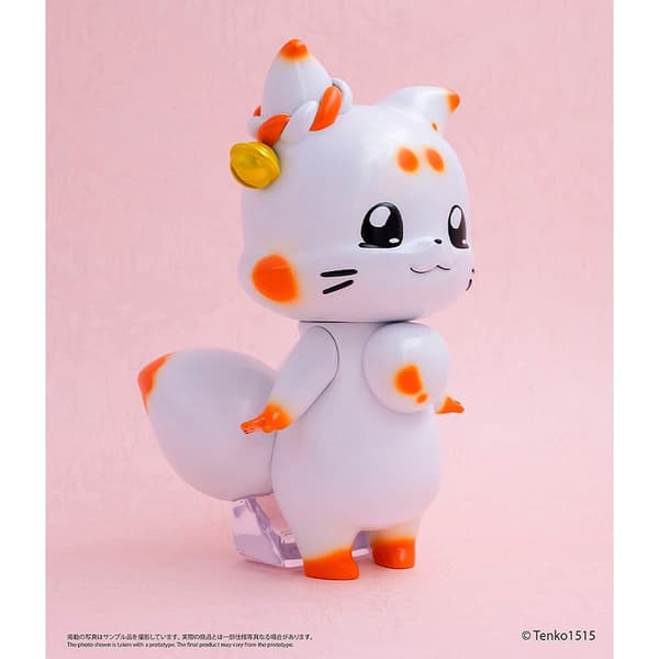 Little Fox With Two Tails Chibi Creature Tenko figure 15cm