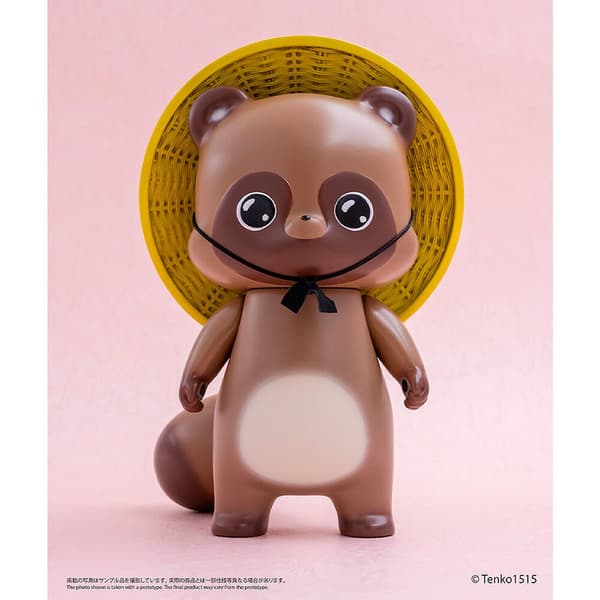 Little Fox With Two Tails Chibi Creature Ponkichi figure 15cm