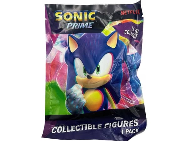 Sonic Figure 6,5 cm blindfoliepoler - Assorted