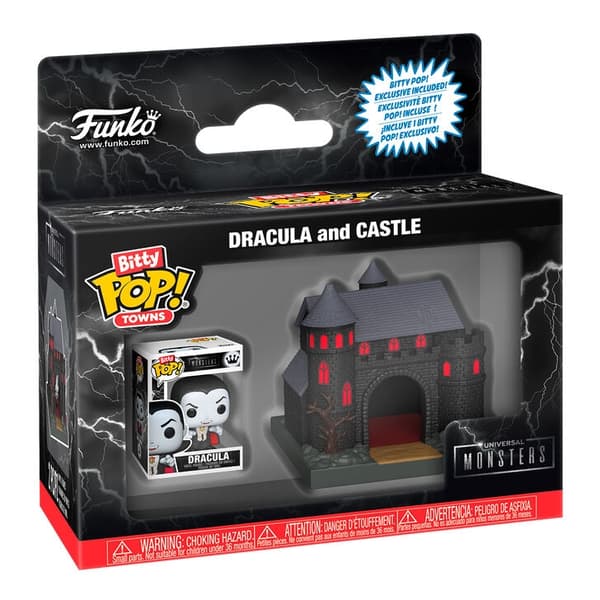 Bitty POP figure Town Universal Monsters Dracula and Castle