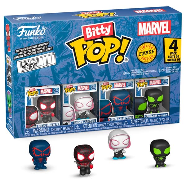 Blister 4 figures Bitty POP Marvel Spider-Man Miles Morales
