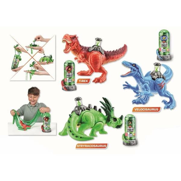 Actionfigurer Zuru Robo Alive Dino Dna