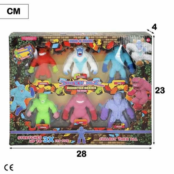 Actionfigurer Colorbaby Stretchapalz