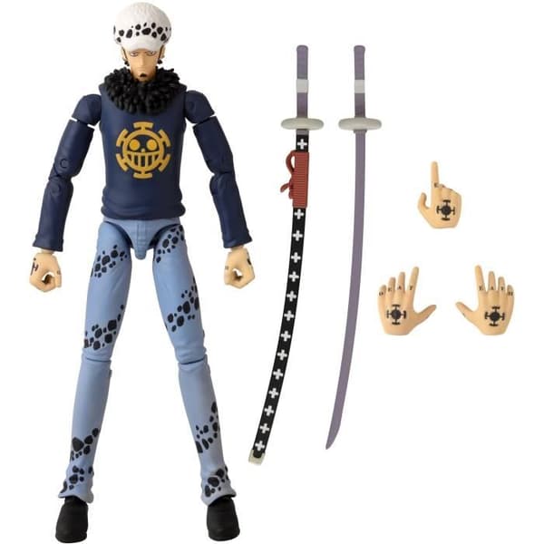 Anime Heroes statyett 17 cm - Trafalgar Law - Bandai - One Piece