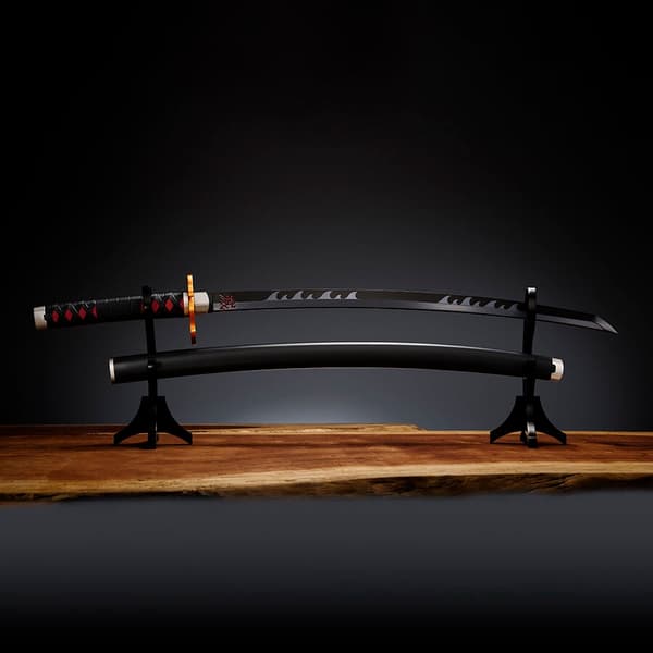 Demon Slayer Kimetsu no Yaiba Nichirin Sword Tanjiro Kamado Kyojuro Rengokus Sword Guard replica 88cm