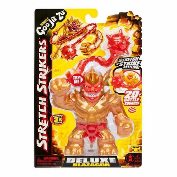 Action Figure Goo Jit Zu  Strecth Strikers Deliuxe 14 cm