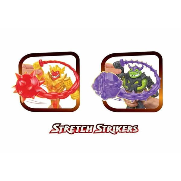 Action Figure Goo Jit Zu  Strecth Strikers Deliuxe 14 cm