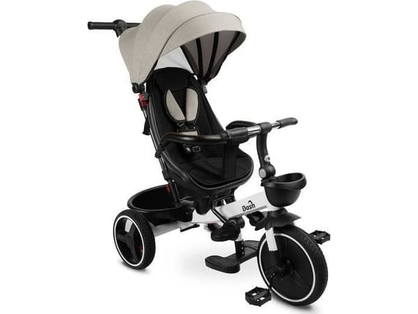 Toyz CARETERO DASH TRIRATUKAS SU PASUKAMA SĖDYNE, Pilkas