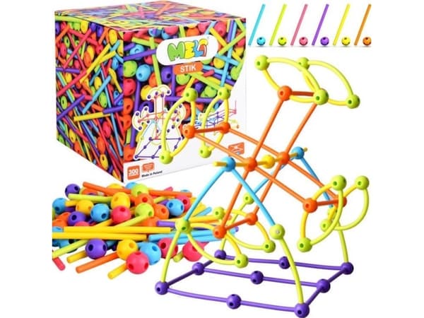 Meli Blocks sugerørpinner Meli Stik 300ele 50601