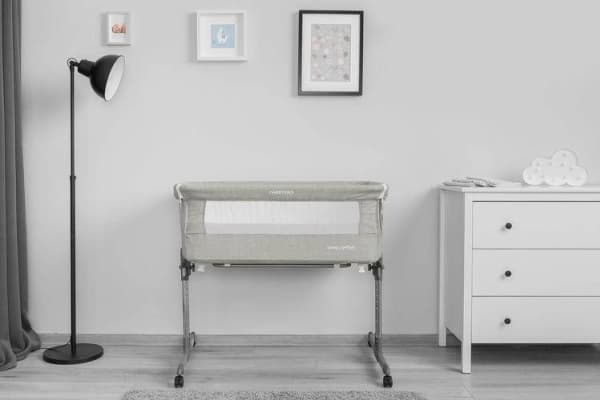 Caretero Łóżeczko dostawne Sleep2Gether grey