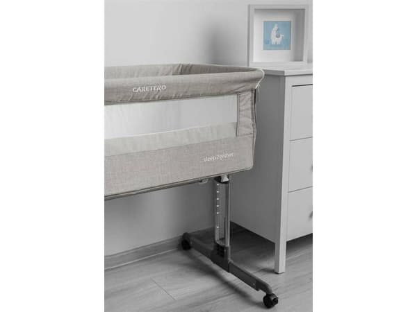 Caretero Łóżeczko dostawne Sleep2Gether grey