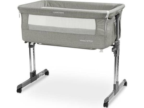 Caretero Łóżeczko dostawne Sleep2Gether grey