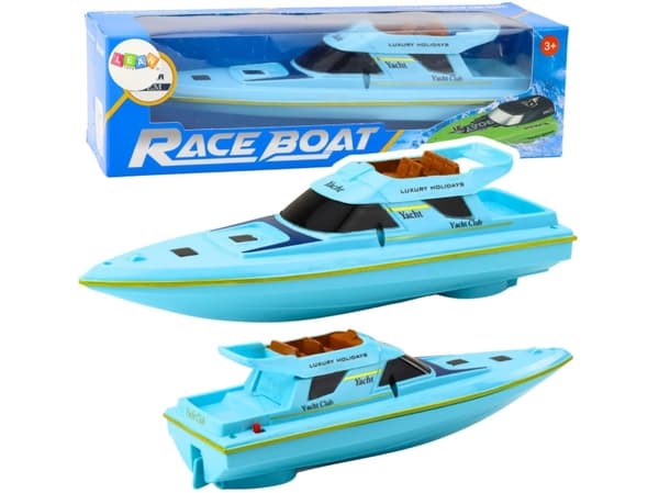 Powerboat Flytande båt Batteri Blå