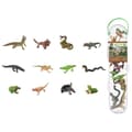 Miniatyrbild 1 av 2: Mini Reptiler och Amfibier Låda - CollectA - Flerfärgad - Transparent PVC