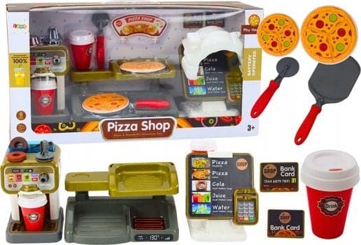 LeanToys Pizza Shop kahvinkeitin juomien kassakone