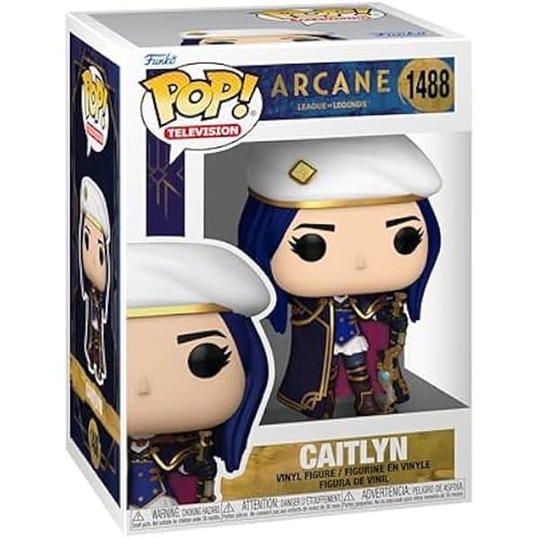 Figur – Funko Pop! – Caitlyn – Arcane: League of Legends – Högkvalitativ Vinyl – 9,5 cm