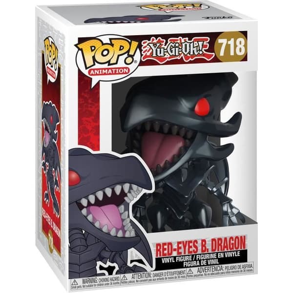 Figurins Funko Pop! Animation: Yu-Gi-Oh- Rödögd svart drake