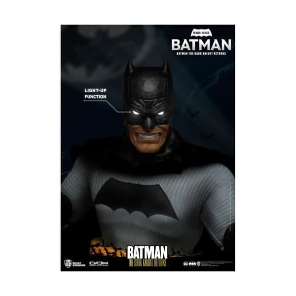 Beast Kingdom Toys - Batman The Dark Knight Returns - Figurine Dynamiska Actionhjältar 1/9 Batman 21 cm