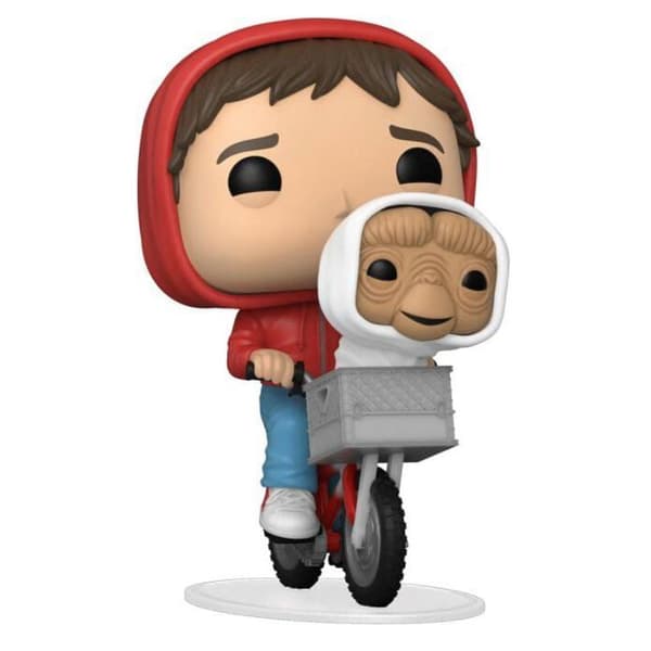 Figur E.T. - Elliot med E.T i cykelkorg - Pop 10 cm