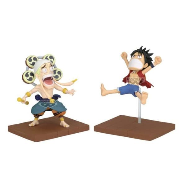 Figurine Wcf Log Stories - One Piece - Monkey.d.luffy & Enel