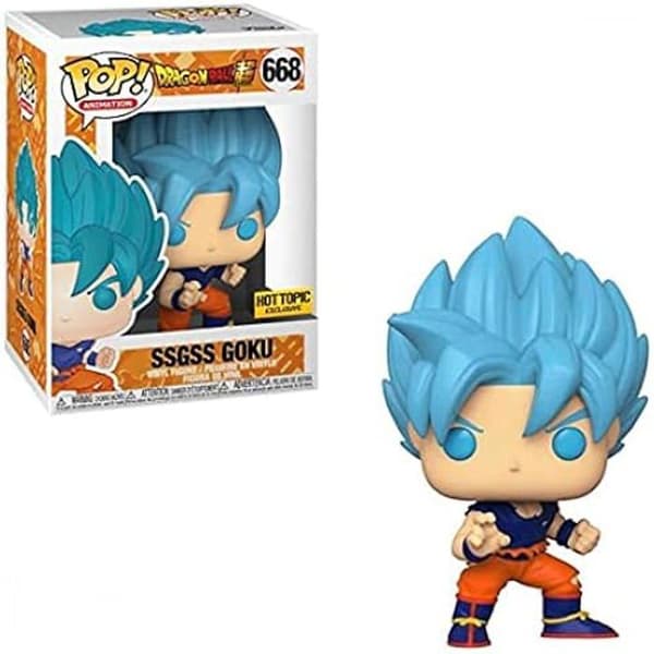 Figur - Funko - SSGSS Goku - Vinyl - 9,5 cm - Dragon Ball Super - Idealiskt Present
