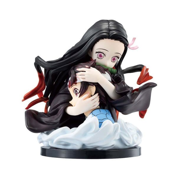 Figur som Ichibansho - Demon Slayer - Tanjiro Kamado & Nezuko Kamado Artscale Mem