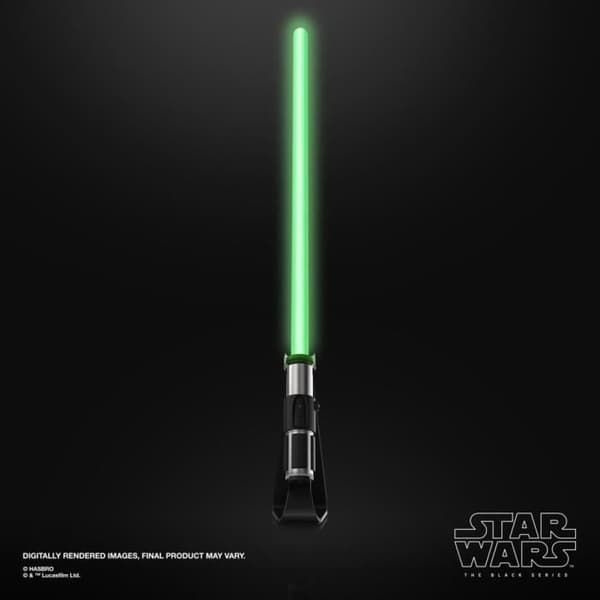 Yoda Premium Force FX Elite elektronisk ljussabel, Cosplay-artikel för vuxna, Star Wars The Black Series