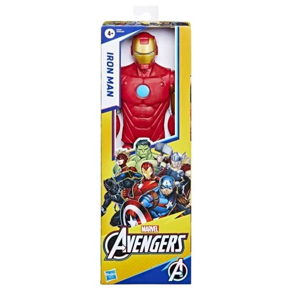 Iron Man Figure 30 cm, Avengers Titan Hero Series leksak för barn från 4 år och uppåt, Marvel