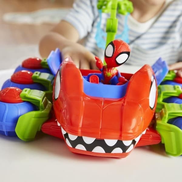 Spidey Dino-Webs-fordon med Spider-Man-leksaker, från 3 år, Spidey och hans extraordinära vänner