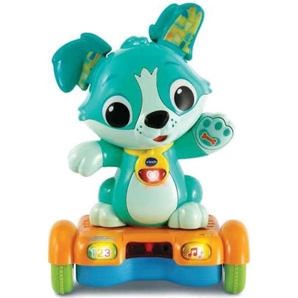 VTECH BABY - Titou, Mon Toutou Hoverboard - Busig hund med 3 hjul - Batterier ingår - 12 till 36 månader