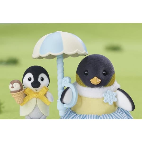 Docka - SYLVANIAN FAMILIES - Pingvinfamiljen - Vit - Flerfärgad - Modell 5694