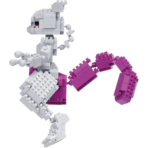 Figurine i tegelstenar - BANDAI - NANOBLOCK - Pokémon - Mewtwo