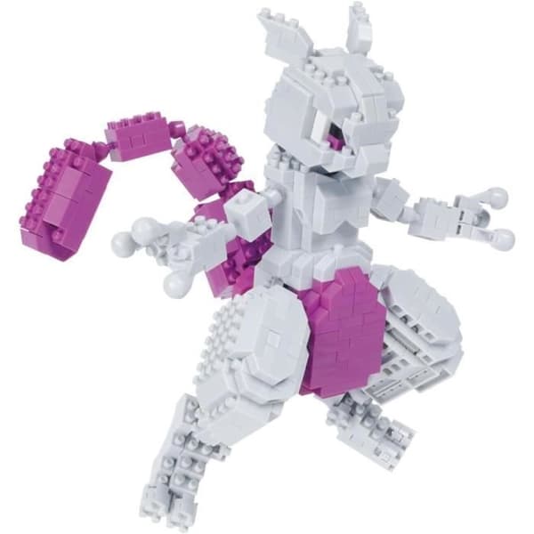 Figurine i tegelstenar - BANDAI - NANOBLOCK - Pokémon - Mewtwo