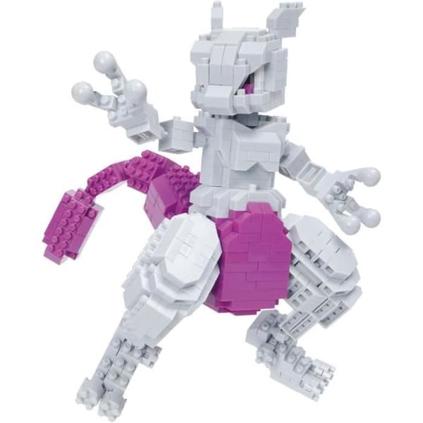 Figurine i tegelstenar - BANDAI - NANOBLOCK - Pokémon - Mewtwo